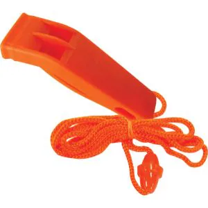 Whistle with Lanyard Loud Blast for Survival Rescue Signaling product image