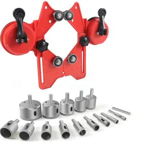 15pc Diamond Hole Saw Set for Ceramic, Glass, Tile, Porcelain, Marble product image