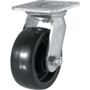 Load Capacity Shepherd 5 Inch Polypropylene Wheel Swivel Plate Caster, 500-lb Load Capacity product image