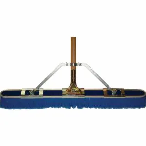 29-inch blue-bristle push broom
