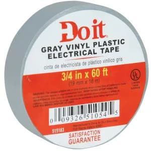 it General Purpose 3/4 Inch x 60' Gray Electrical Tape product image