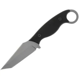Extreme Ops Karambit Fixed Blade Knife 4 Inch Tanto Plain Blade, Black G10 Hdl product image