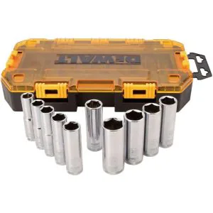 Tough Box 1/2 Inch Drive Metric Deep Socket Set 10pc product image