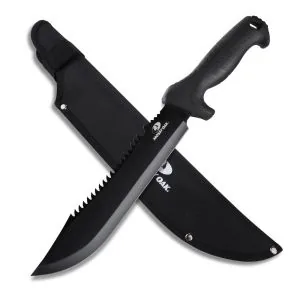 Handle Mossy Oak Machete with Saw 16 Inch with Sheath, Ergonomic No-Slip Handle product image